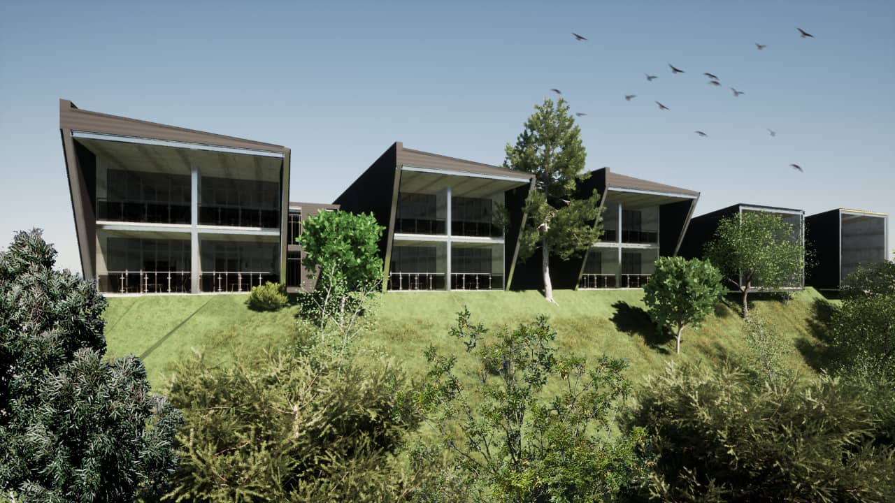 render de proyecto en barranca de san pedro